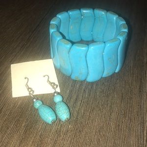 A set earrings and bracelet